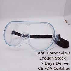 중국 고립 의학 방어적인 Eyewear 주문 PC 렌즈 백색 구조 색깔 협력 업체