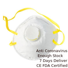 중국 Earloop 유형 FFP2 처분할 수 있는 가면, Breathable Valved 먼지 가면 협력 업체