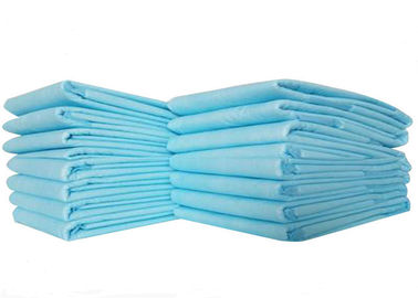 Breathable 처분할 수 있는 매트리스 보호자 파란 색깔 만조 흡수제 협력 업체