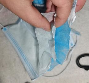 높은 Breathability 처분할 수 있는 가면 무게 20 x 22 위생 환경을 위한 X 25g 협력 업체