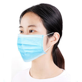 Breathable 처분할 수 있는 파란 Earloop는 3 층 여과가 감염을 감소시키는 가면을 협력 업체