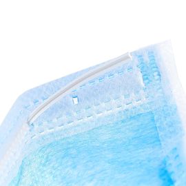 Breathable 처분할 수 있는 파란 Earloop는 3 층 여과가 감염을 감소시키는 가면을 협력 업체