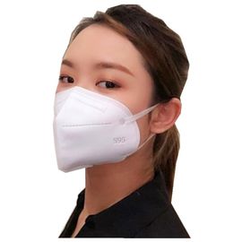 안락한 FFP2 인공호흡기 가면 수직 겹 편평한 항 바이러스 N95 처분할 수 있는 가면 협력 업체
